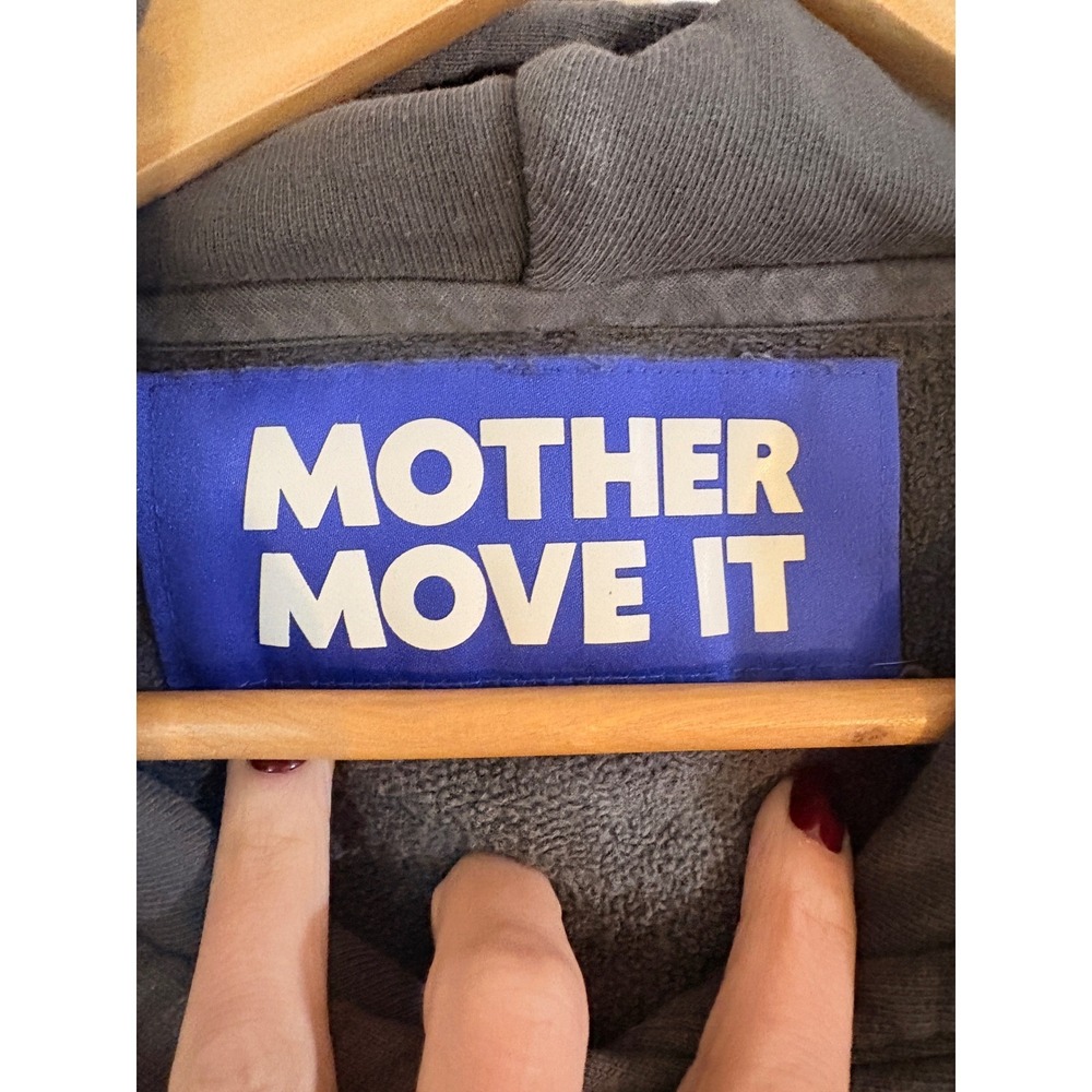 Mother Move It The Whip It Hoodie Faded Black Blue Graphic 8127-989 Size L - Picture 8 of 11